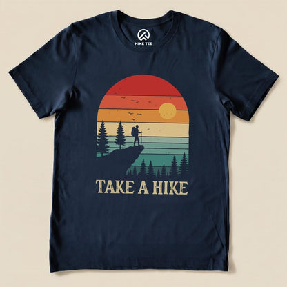 Hike Tee T-Shirt Navy / S Take a Hike Hiking Shirt