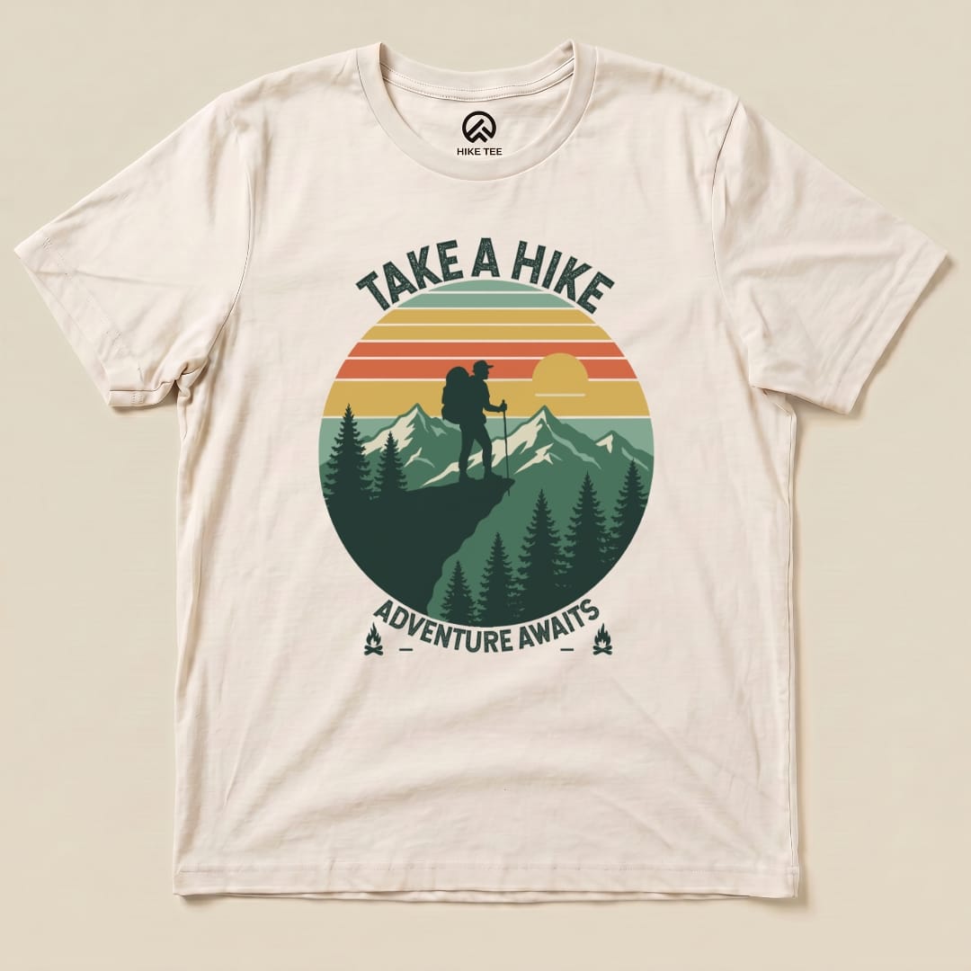 Hike Tee T-Shirt Natural / S Take a Hike Vinrage Shirt
