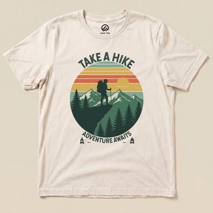 Hike Tee T-Shirt Natural / S Take a Hike Vinrage Shirt