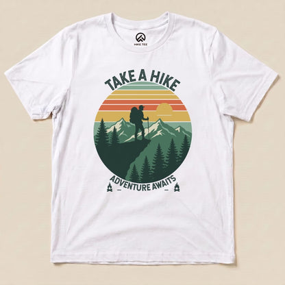 Hike Tee T-Shirt White / S Take a Hike Vinrage Shirt