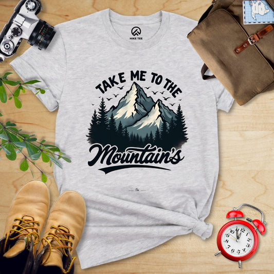 Hike Tee T-Shirt Athletic Heather / S Take Me Shirt