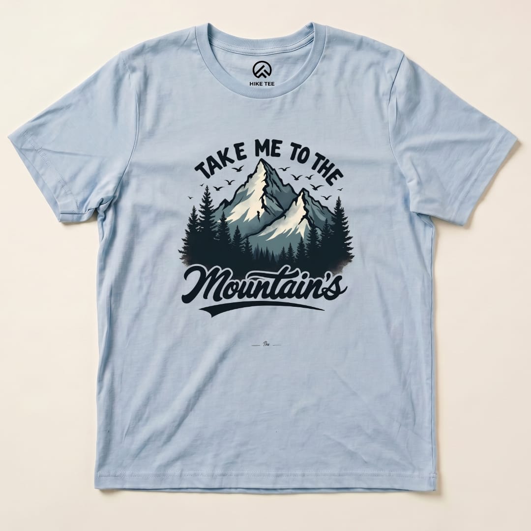 Take Me Shirt Hike Tee T-Shirt Baby Blue / S