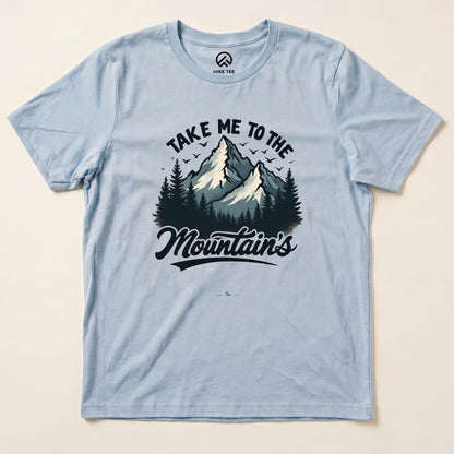 Take Me Shirt Hike Tee T-Shirt Baby Blue / S