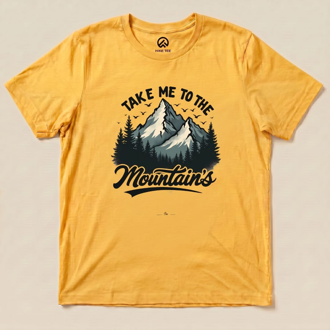Take Me Shirt Hike Tee T-Shirt Gold / S