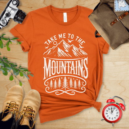 Printify T-Shirt Autumn / S Take Me To The Mountains Shirt