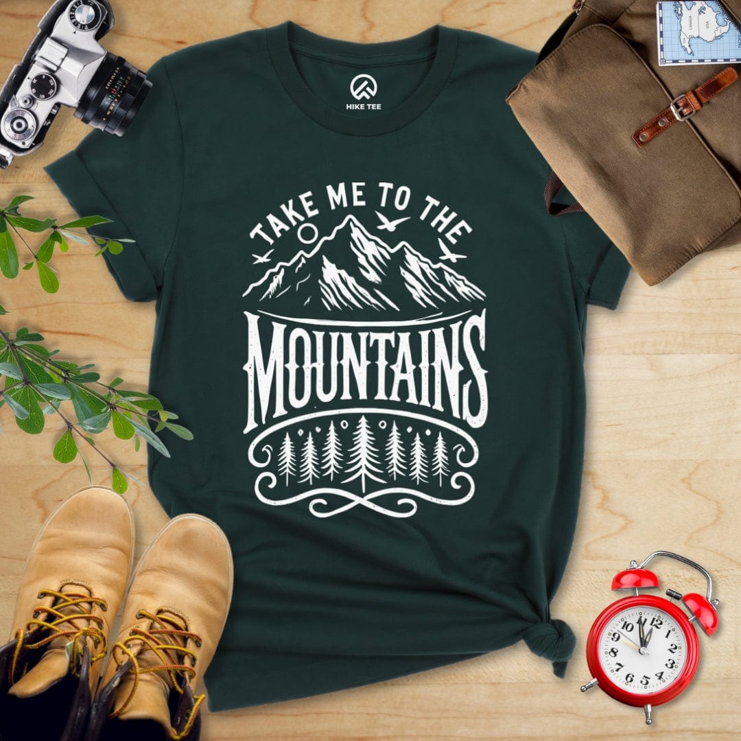 Hike Tee T-Shirt Forest / S Take Me To The Mountains Shirt