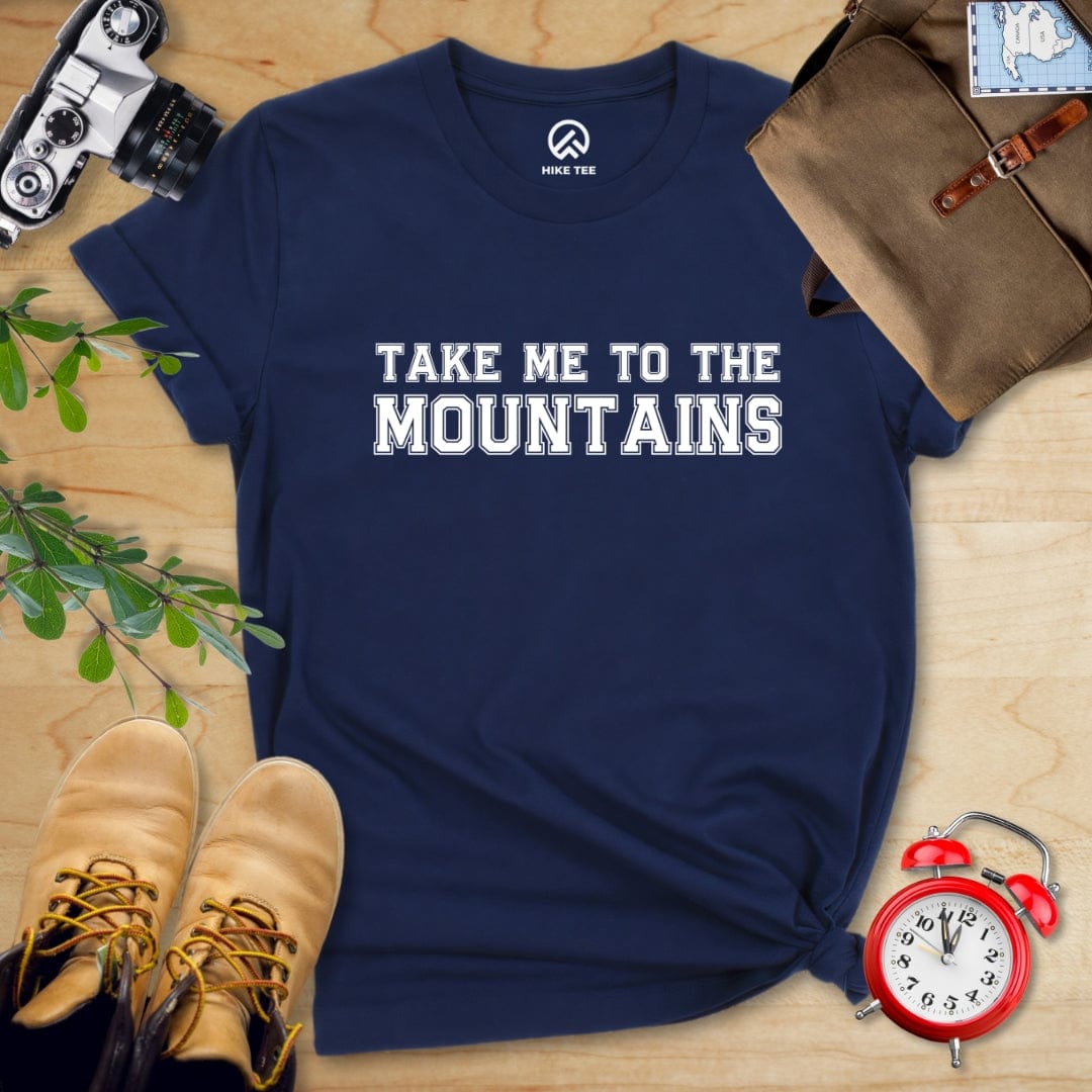 Hike Tee T-Shirt Navy / S Take Me To The Mountains Shirt