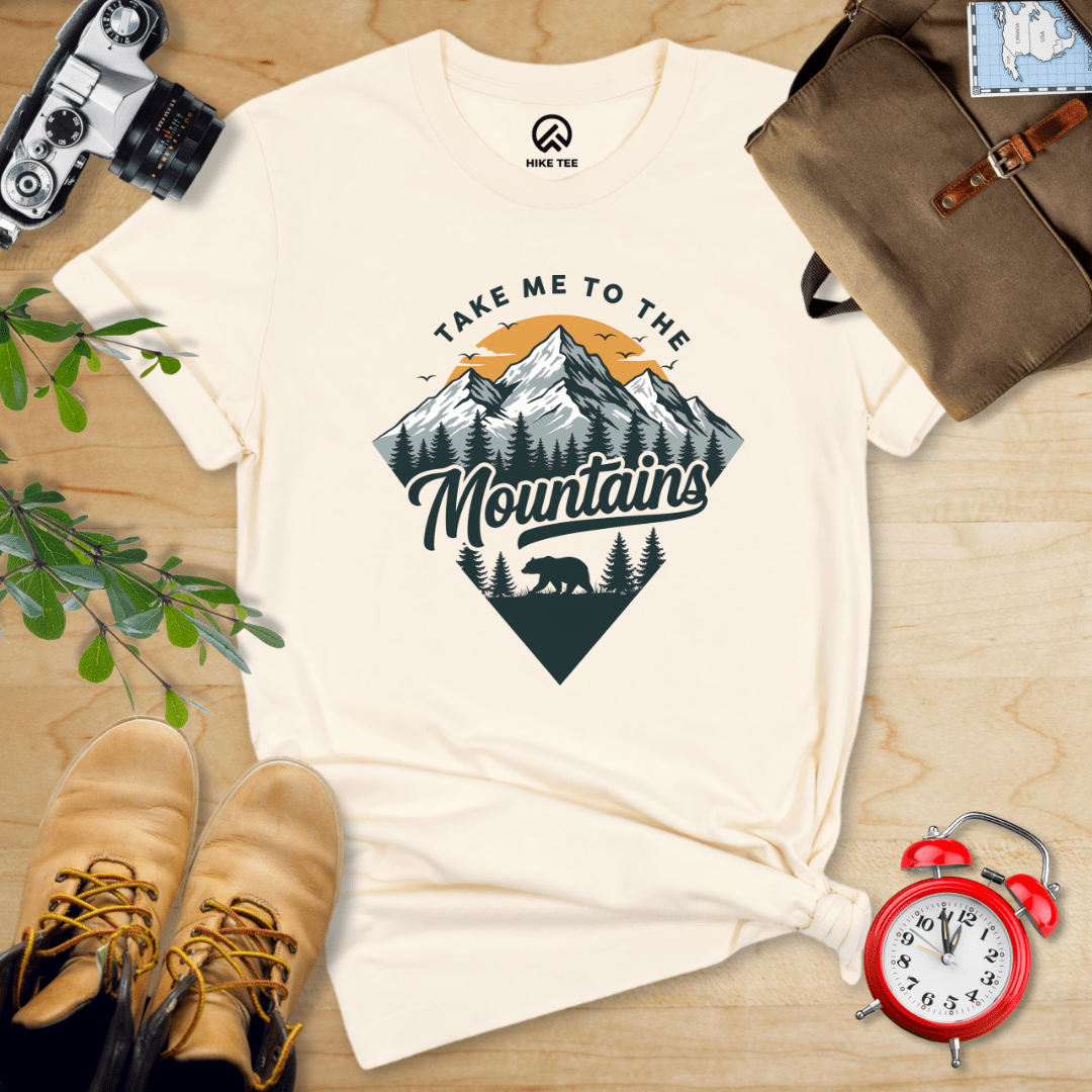 Hike Tee T-Shirt Natural / S Take Me To The Mountians Shirt