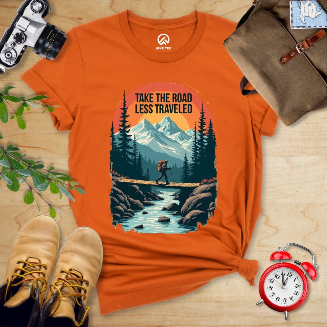 Hike Tee T-Shirt Autumn / S Take the Road Less Traveled Shirt