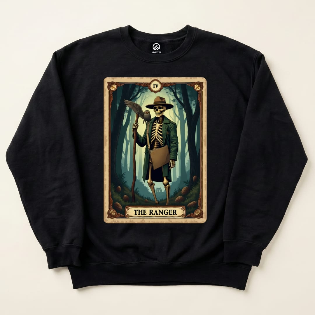 Tarrot Card Ranger Sweatshirt Hike Tee Sweatshirt Black / S
