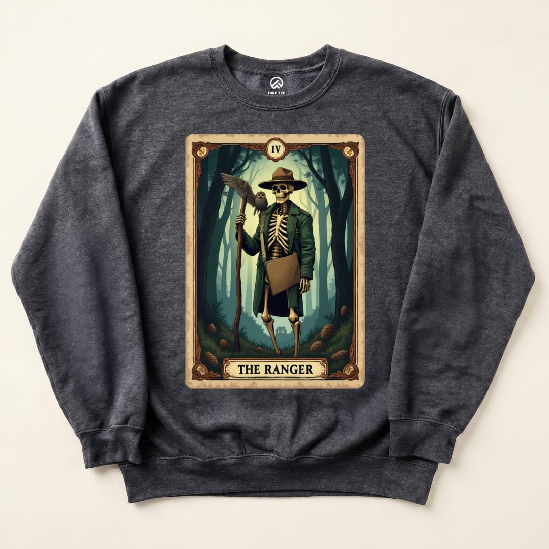 Tarrot Card Ranger Sweatshirt Hike Tee Sweatshirt Dark Heather / S