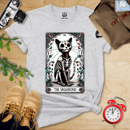 Hike Tee T-Shirt Athletic Heather / S Tarrot Cat Vagabond Shirt