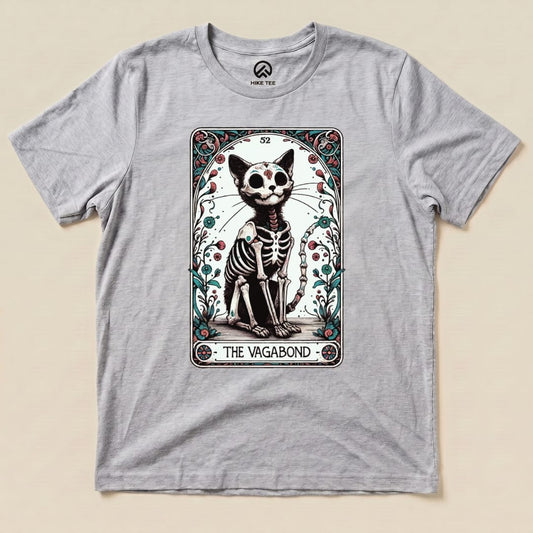 Tarrot Cat Vagabond Shirt Hike Tee T-Shirt Athletic Heather / S