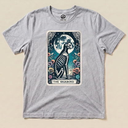 Tarrot Cat Vagabond Shirt Hike Tee T-Shirt Athletic Heather / S