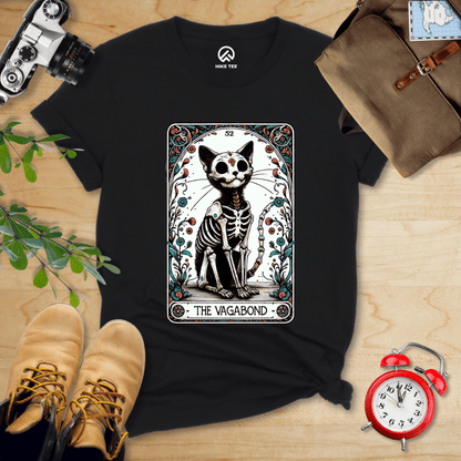 Hike Tee T-Shirt Black / S Tarrot Cat Vagabond Shirt