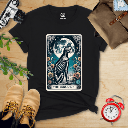 Hike Tee T-Shirt Black / S Tarrot Cat Vagabond Shirt