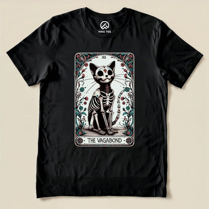 Tarrot Cat Vagabond Shirt Hike Tee T-Shirt Black / S