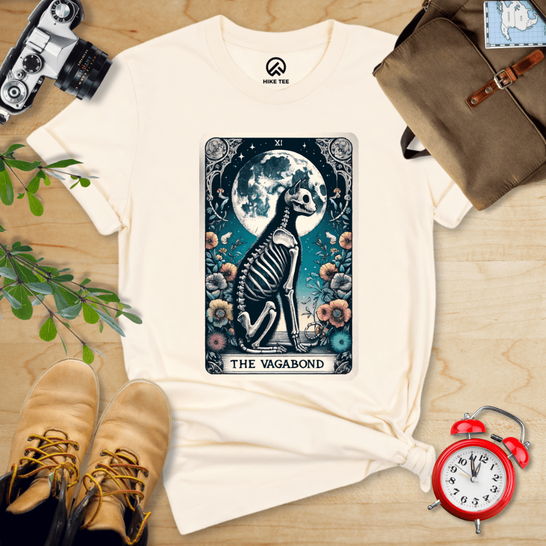 Hike Tee T-Shirt Natural / S Tarrot Cat Vagabond Shirt