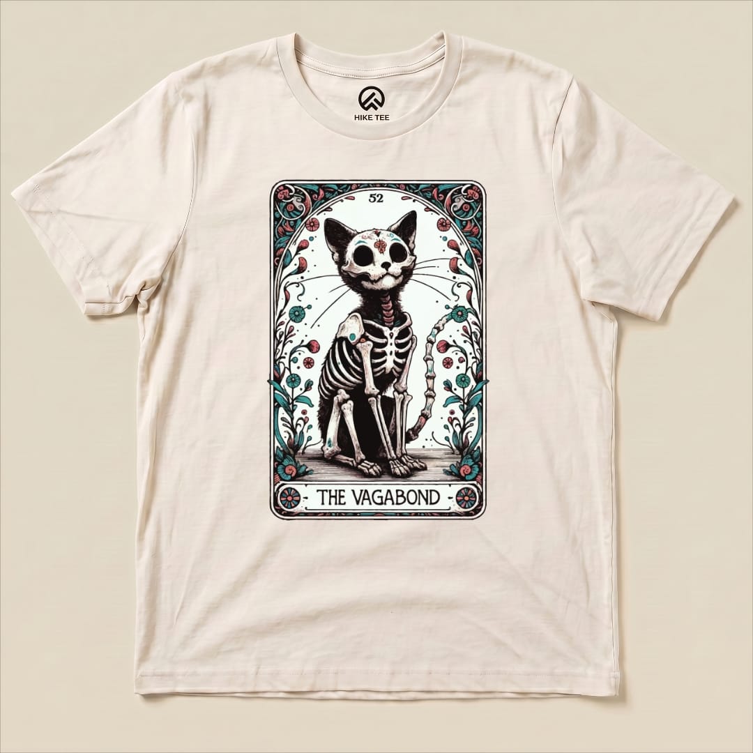 Tarrot Cat Vagabond Shirt Hike Tee T-Shirt Natural / S