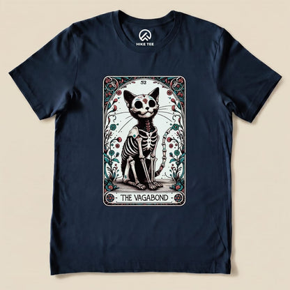 Tarrot Cat Vagabond Shirt Hike Tee T-Shirt Navy / S