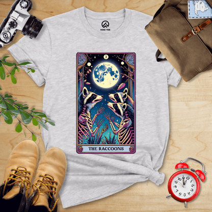 Hike Tee T-Shirt Athletic Heather / S Tarrot Raccoon Shirt
