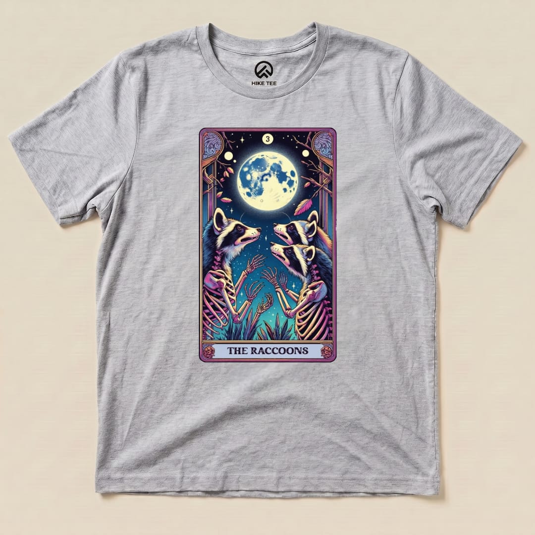 Tarrot Raccoon Shirt Hike Tee T-Shirt Athletic Heather / S