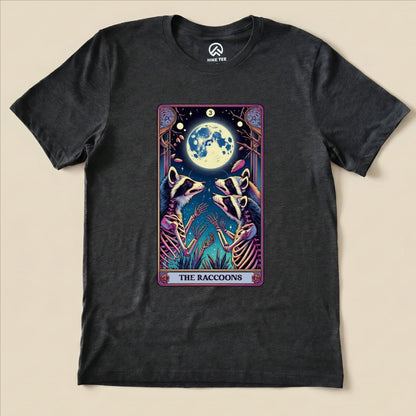 Tarrot Raccoon Shirt Hike Tee T-Shirt Dark Grey Heather / S