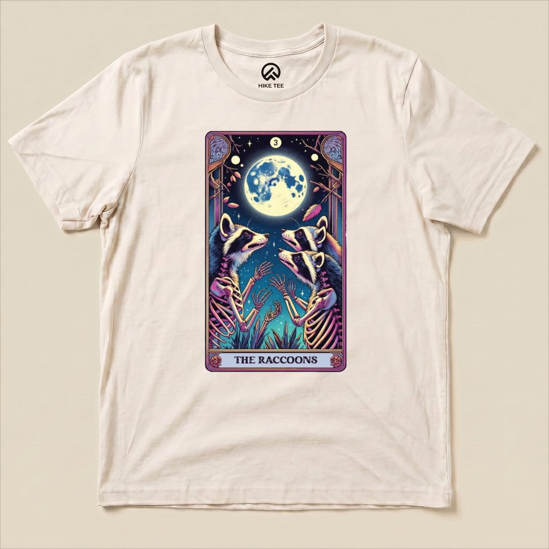 Tarrot Raccoon Shirt Hike Tee T-Shirt Natural / S