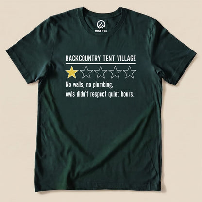 Tent Village Review Shirt Hike Tee T-Shirt Forest / S