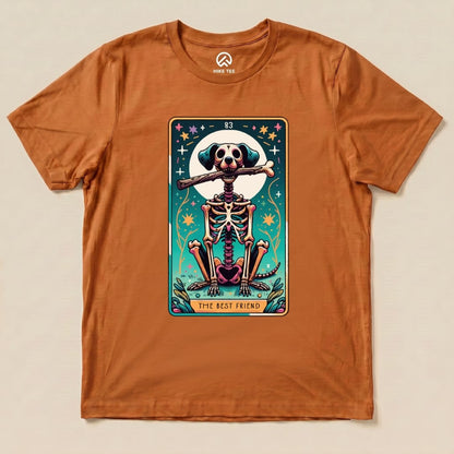 Th Best Friend Tarot Card Dog Shirt Hike Tee T-Shirt Autumn / S