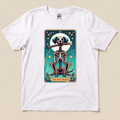 Th Best Friend Tarot Card Dog Shirt Hike Tee T-Shirt White / S