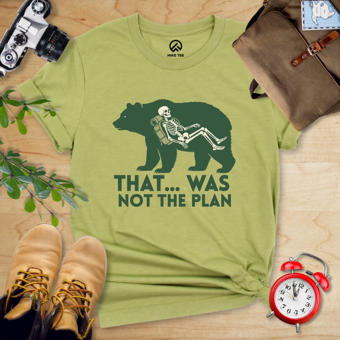 Hike Tee T-Shirt Heather Green / S That... Was Bear Shirt