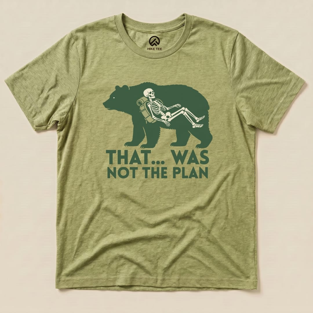 Hike Tee T-Shirt Heather Green / S That... Was Bear Shirt