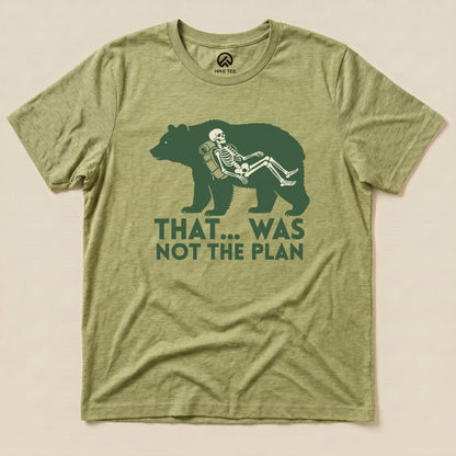Hike Tee T-Shirt Heather Green / S That... Was Bear Shirt