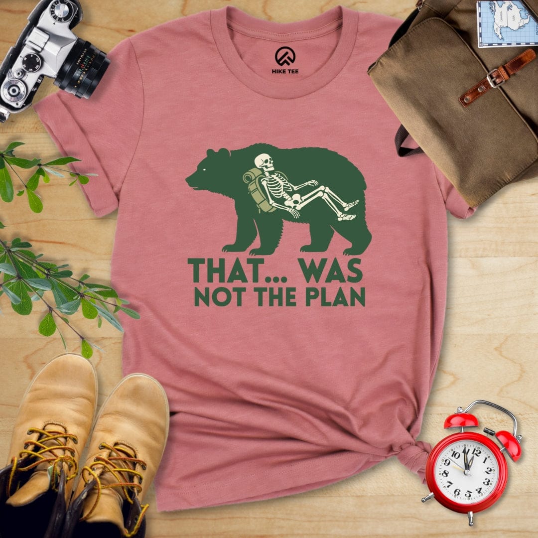 Hike Tee T-Shirt Heather Mauve / S That... Was Bear Shirt