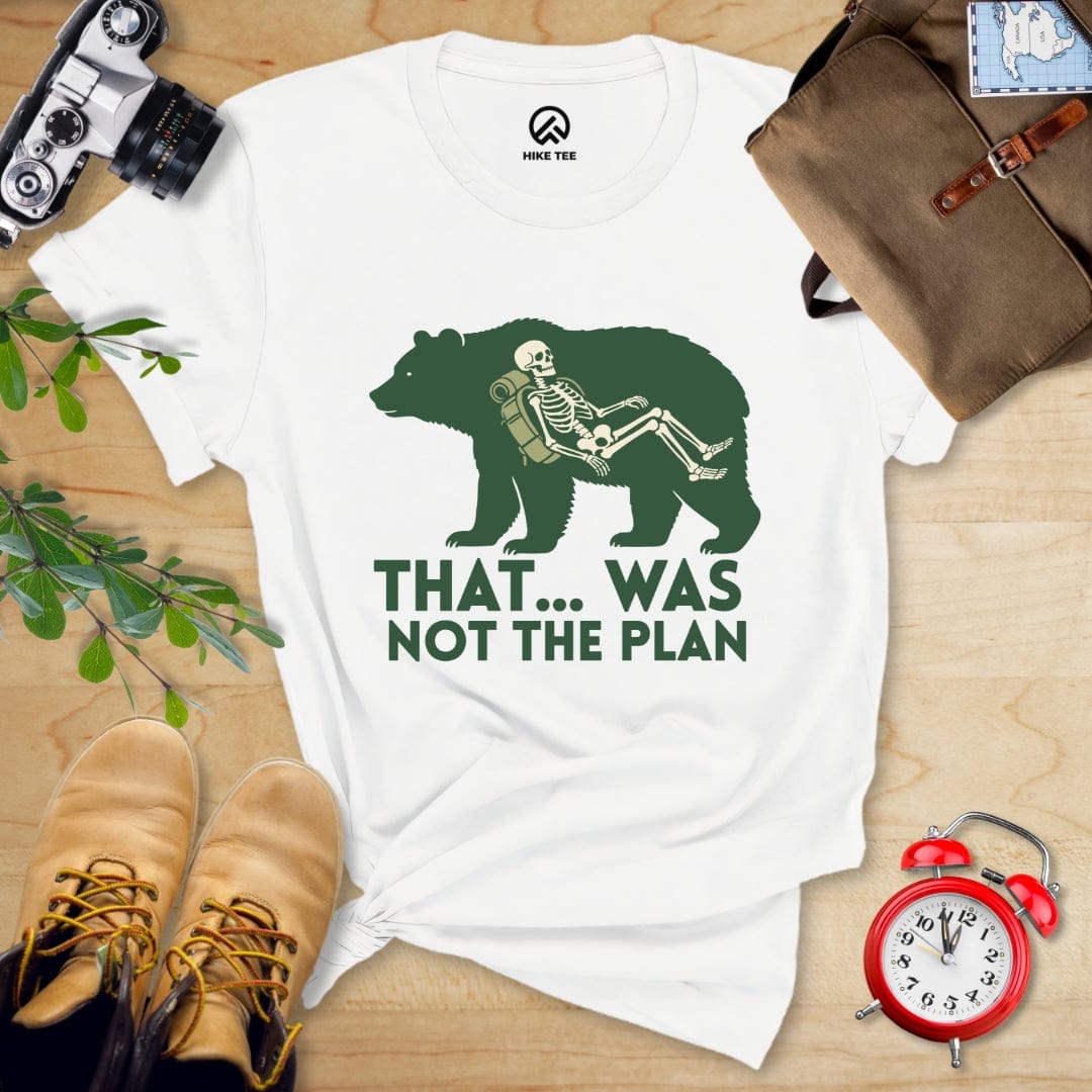 Hike Tee T-Shirt White / S That... Was Bear Shirt