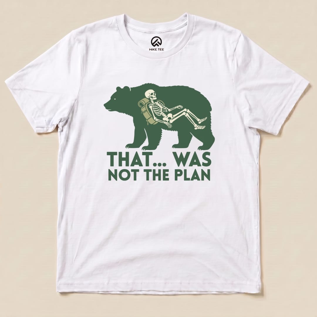 Hike Tee T-Shirt White / S That... Was Bear Shirt