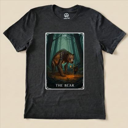 Hike Tee T-Shirt Dark Grey Heather / S The Bear Tarrot Card Shirt