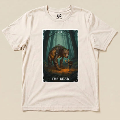 Hike Tee T-Shirt Natural / S The Bear Tarrot Card Shirt