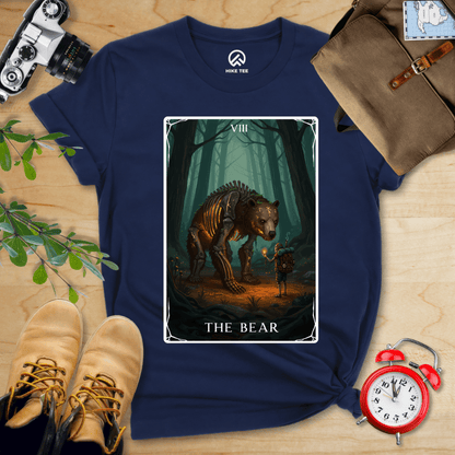 Hike Tee T-Shirt Navy / S The Bear Tarrot Card Shirt