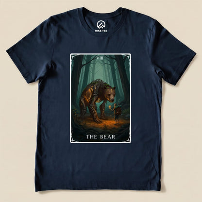 Hike Tee T-Shirt Navy / S The Bear Tarrot Card Shirt