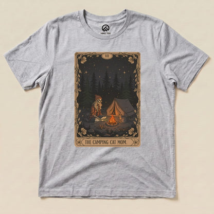 Hike Tee T-Shirt Athletic Heather / S The Camping Cat Mom Shirt