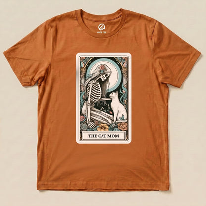 The Cat Mom Tarot Card Shirt Hike Tee T-Shirt Autumn / S