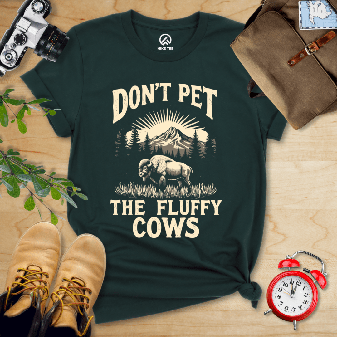 Hike Tee T-Shirt Forest / S The Fluffy Cow Shirt