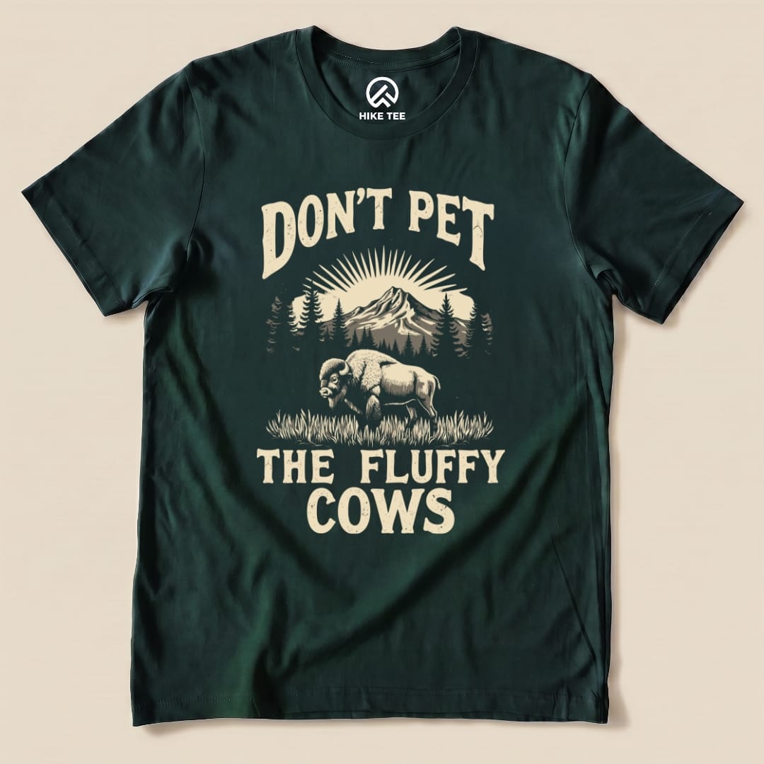 Hike Tee T-Shirt Forest / S The Fluffy Cow Shirt