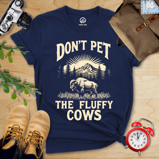 Hike Tee T-Shirt Navy / S The Fluffy Cow Shirt