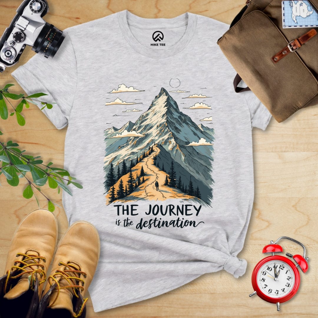 Hike Tee T-Shirt Athletic Heather / S The Journey Shirt