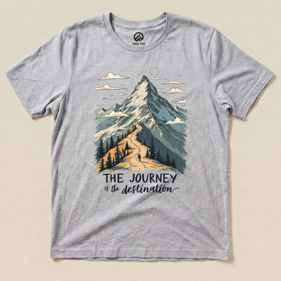 Hike Tee T-Shirt Athletic Heather / S The Journey Shirt