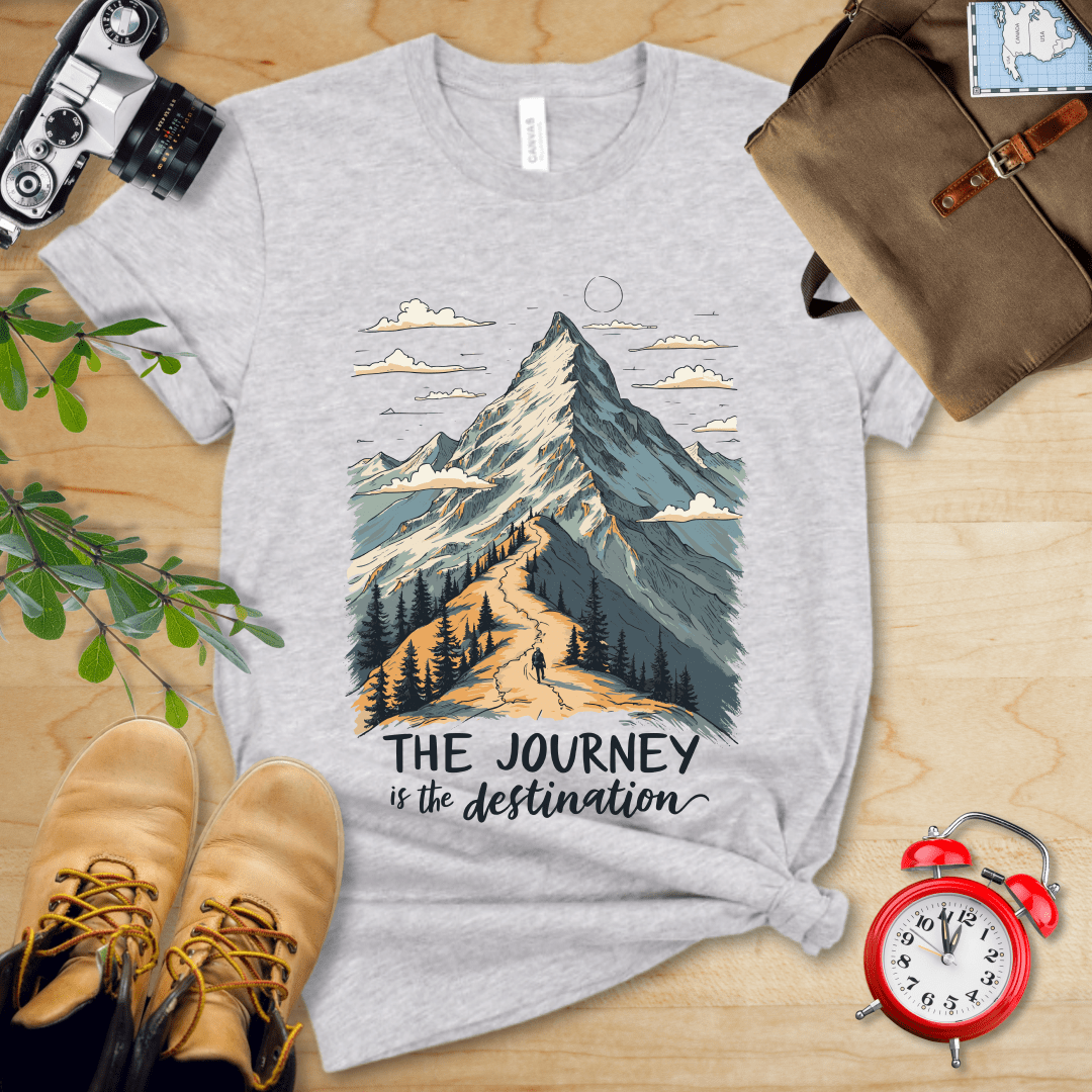 Printify T-Shirt Athletic Heather / S The Journey Shirt