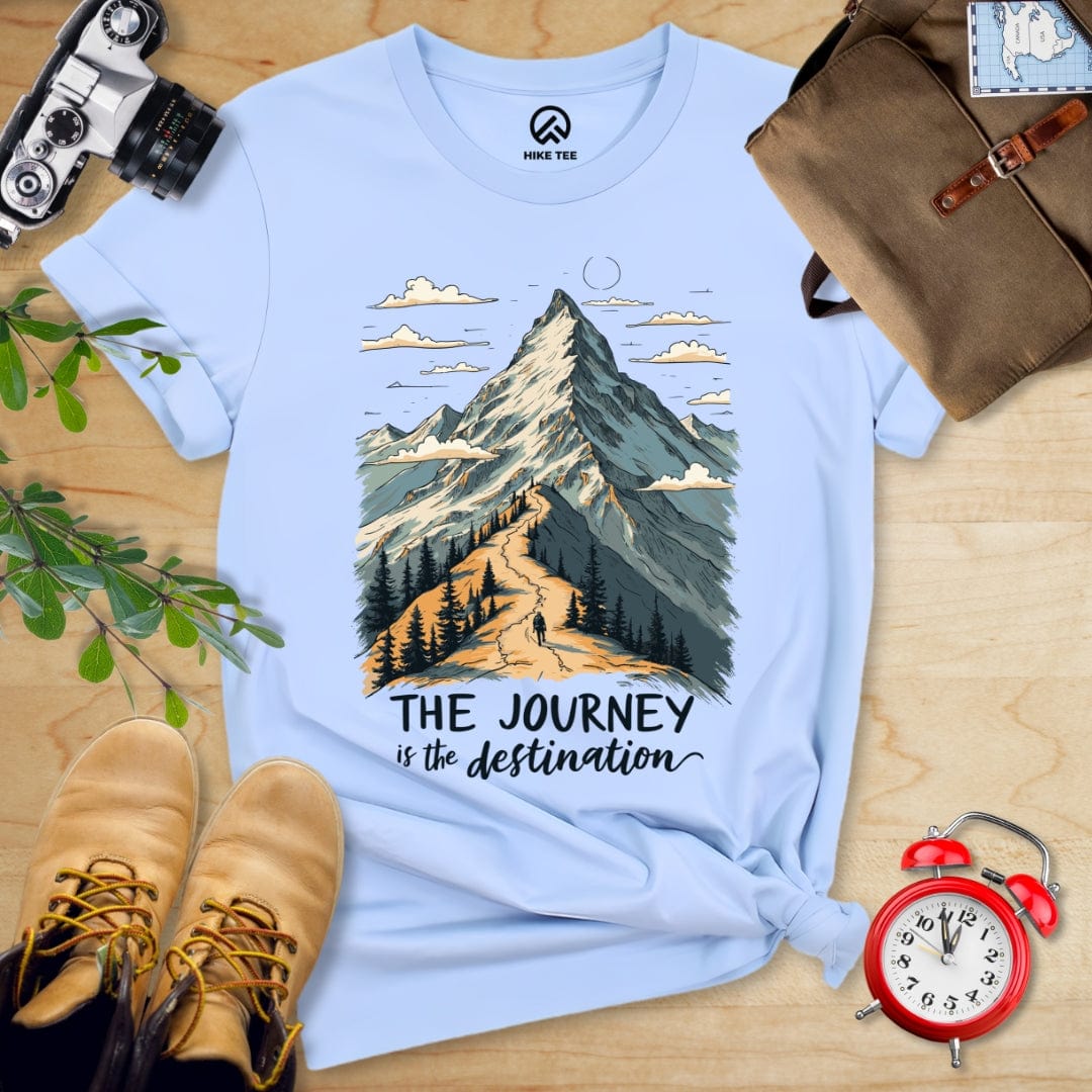 Hike Tee T-Shirt Baby Blue / S The Journey Shirt